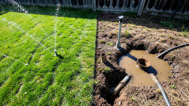 Mistake 6: Damaged Sprinkler Systems