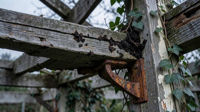 Sign 2: Wood Rot, Decay, or Rust