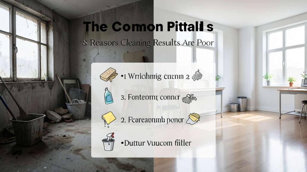 The Common Pitfalls: Understanding 8 Reasons Cleaning Results Are Poor