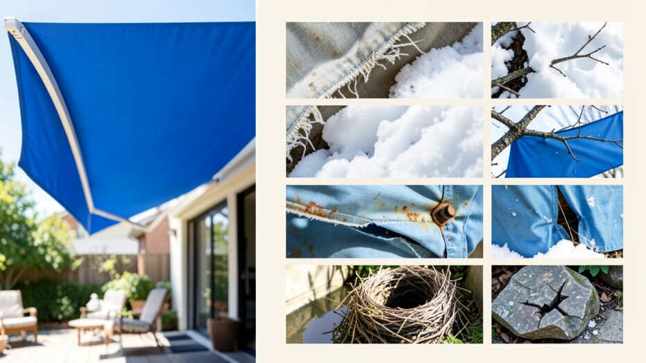 The Main culprits: 8 Causes of Awning Damage