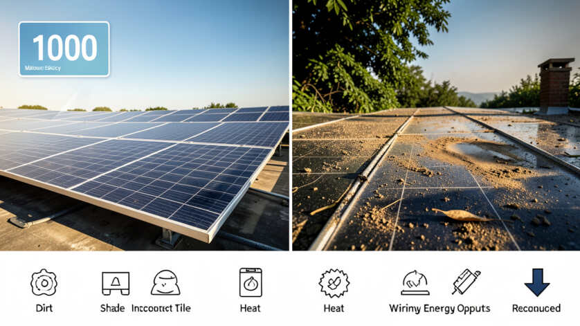 Why Solar Panels Don't Always Work Their Best