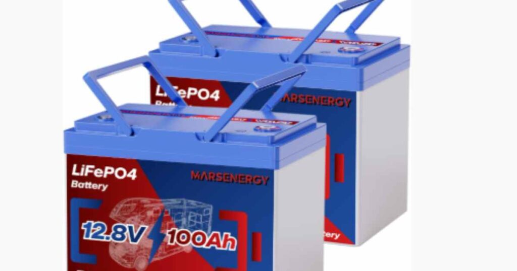 12V 100Ah Lifepo4 Battery, Bci Group 24 Size