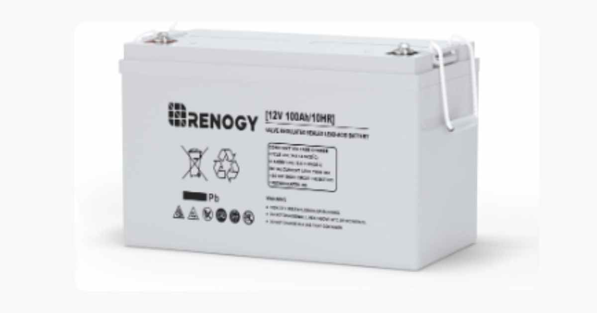 Renogy Deep Cycle AGM 12 Volt 100Ah Battery