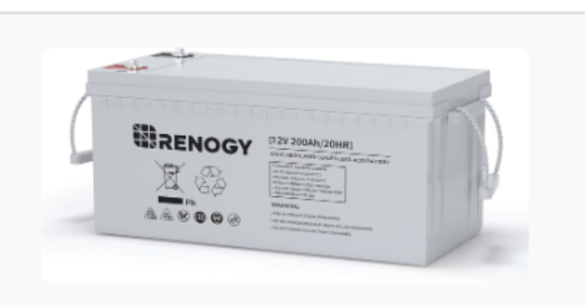 Renogy Deep Cycle AGM Battery 12 Volt 200Ah