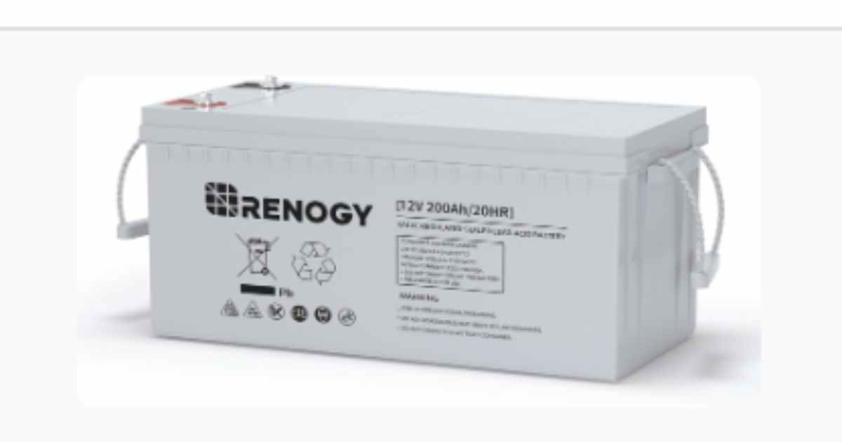 Renogy Deep Cycle AGM Battery 12V 200Ah