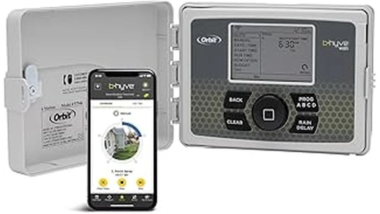 This image shows various smart sprinkler controllers, perfect for drought-prone regions.
