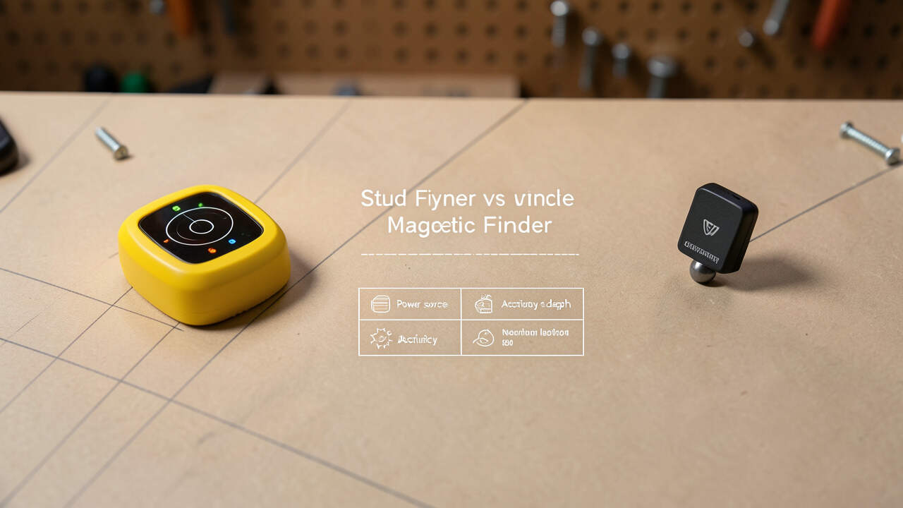 1. Quick Comparison Table: Stud Finder vs Magnetic Finder
