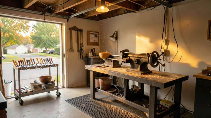 1. What Does It Take to Set Up a Wood Lathe in a Garage?