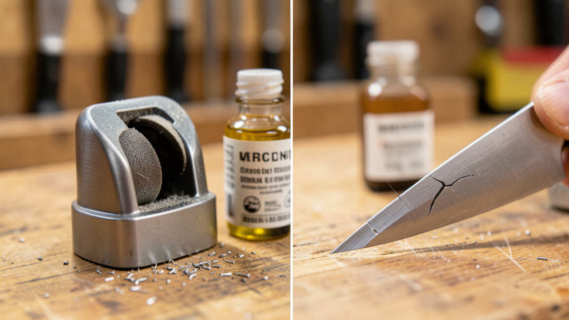3. Skipping Lubrication on Your Sharpener
