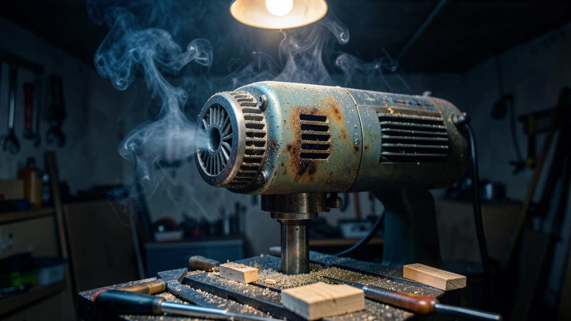4. Burning Smell or Smoke Coming from the Motor