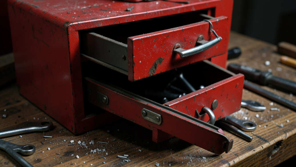 6. Drawers That Stick or Slip Off Tracks