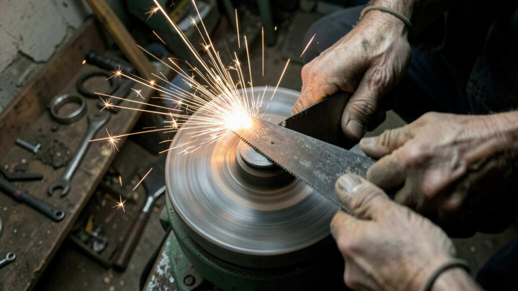 7. Rushing the Sharpening Process