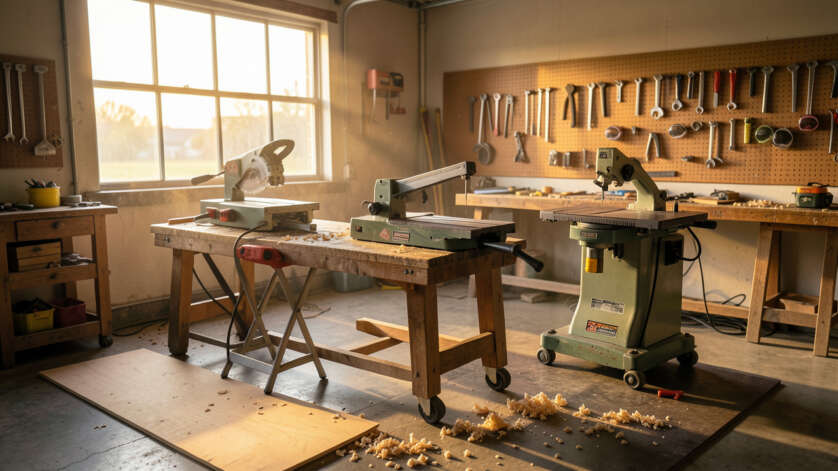 Best Types of Table Saws for a Garage Workshop