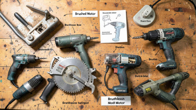 Common DIY Workshop Tools and Their Motor Types