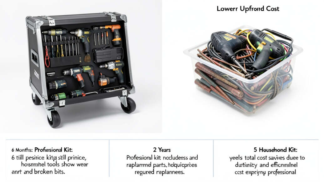 Cost Analysis: Household vs. Professional Tool Kits Over Time