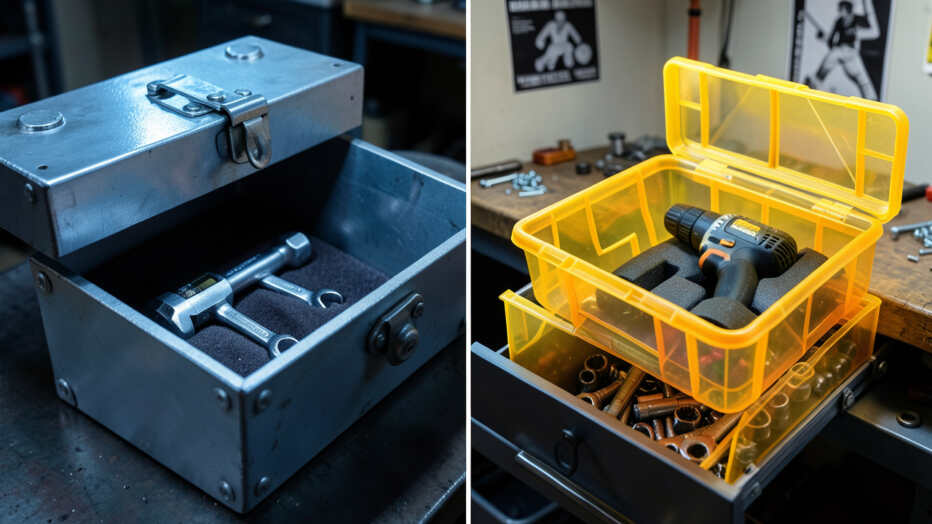How Do Steel and Plastic Affect Tool Protection?