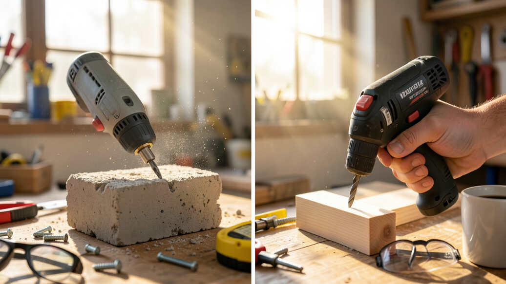 How Does a Hammer Drill Compare to a Regular Drill?