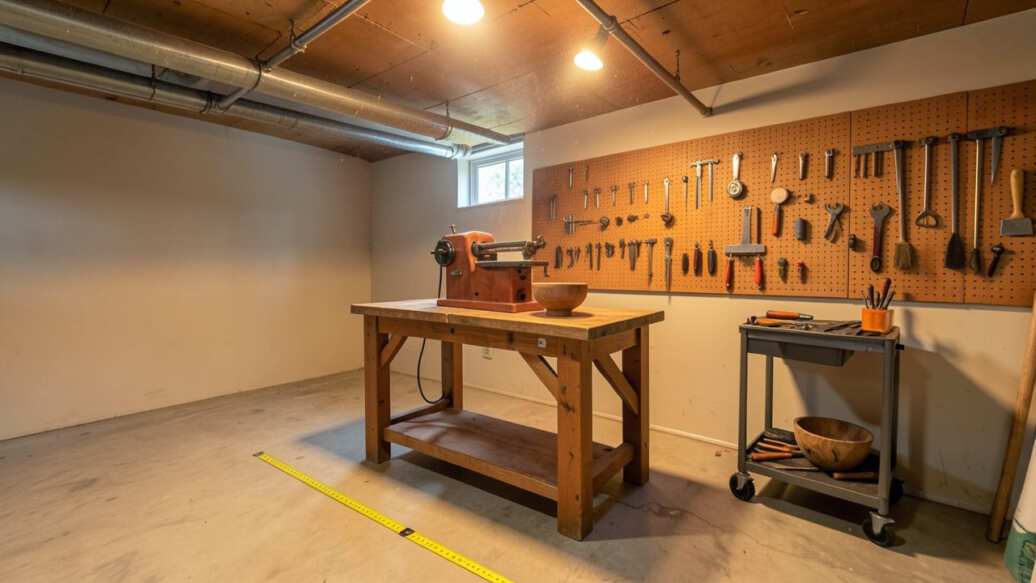 How Much Space Does a Wood Lathe Require in a Basement?
