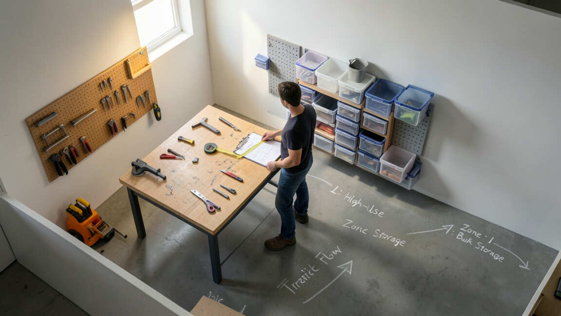 How to Assess Your Workshop Layout for Optimal Storage Placement