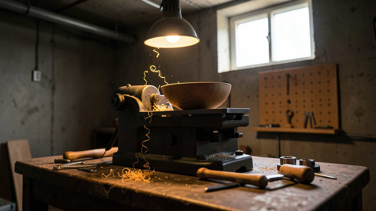 How to Choose the Right Wood Lathe for a Basement Workshop