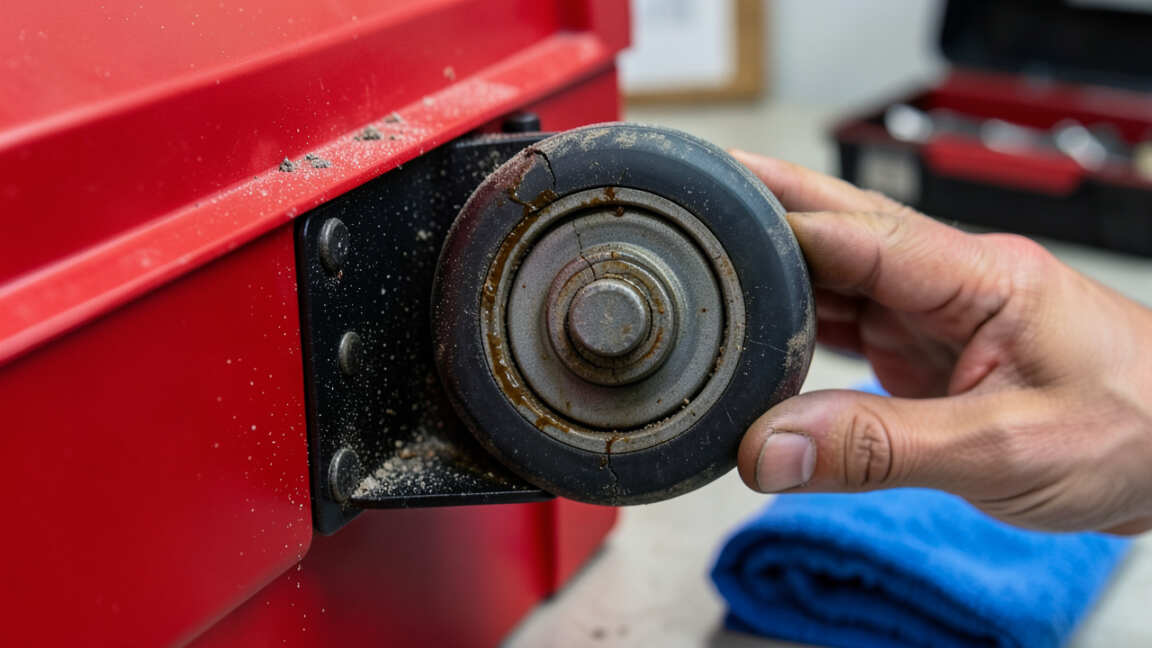 How to Inspect Your Tool Storage Casters for Early Warning Signs