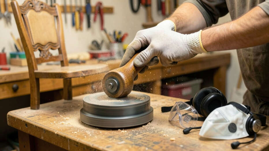 How to Use a Bench Grinder on Furniture Pieces Safely