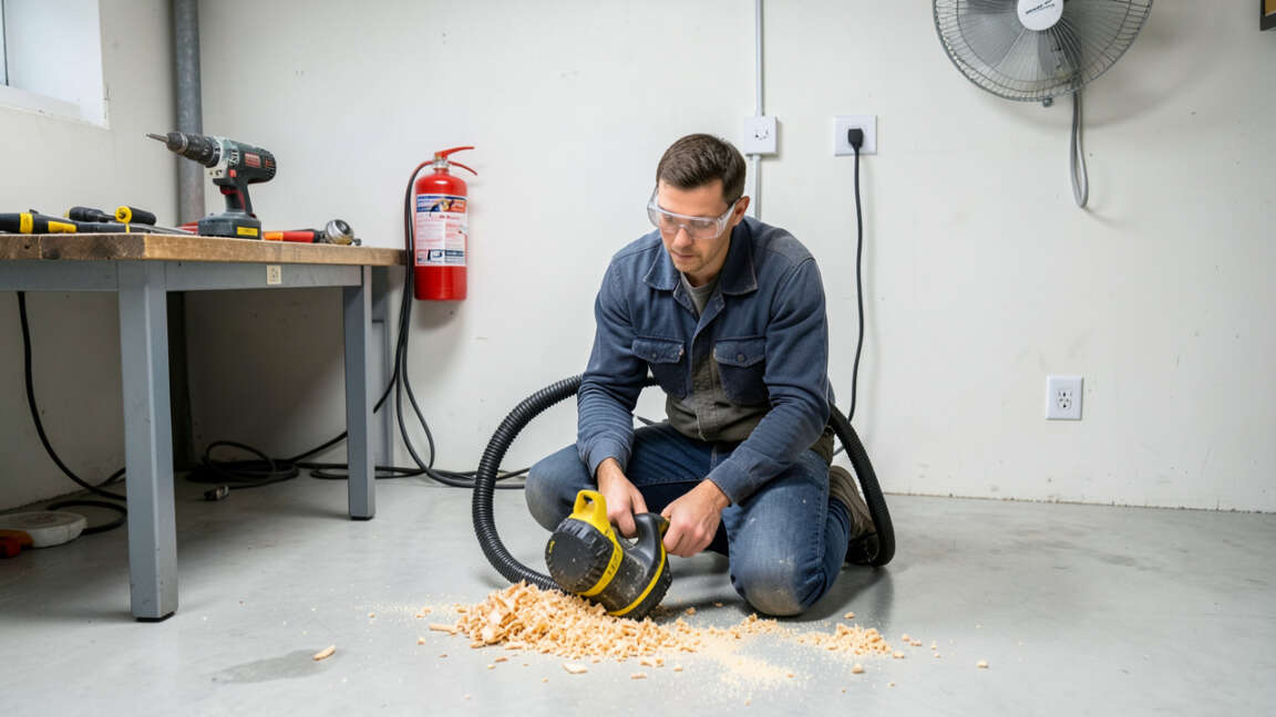 How to Use a Shop Vacuum Safely in a Basement Workshop