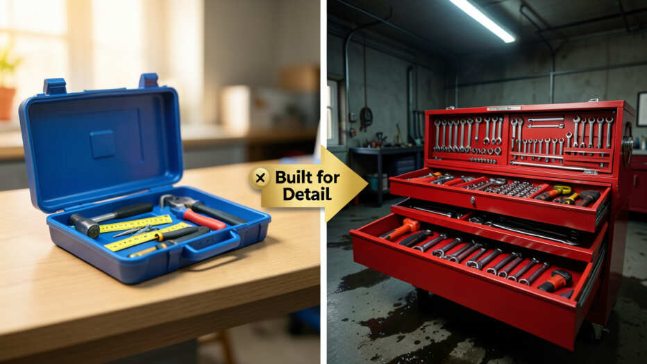 Key Differences Between Basic and Mechanic Tool Kits