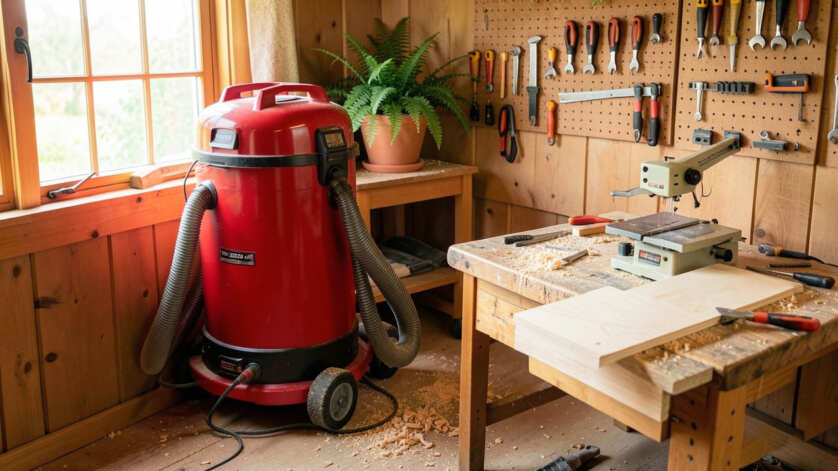 Putting a Shop Vacuum in a Hobby Shed: The Pros