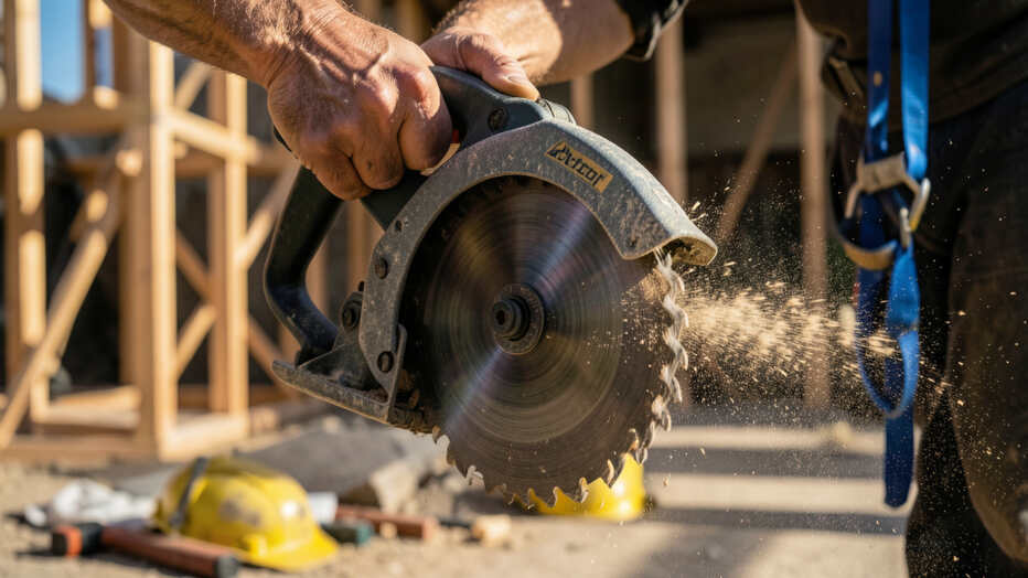 Should a Pro Contractors Really Be Using a Circular Saw Like This?