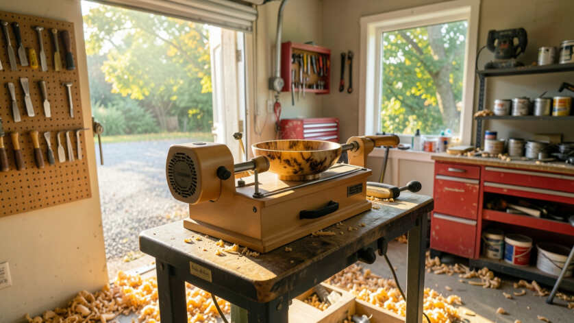 Should You Put a Wood Lathe in a Garage Workshop or Skip It Entirely?
