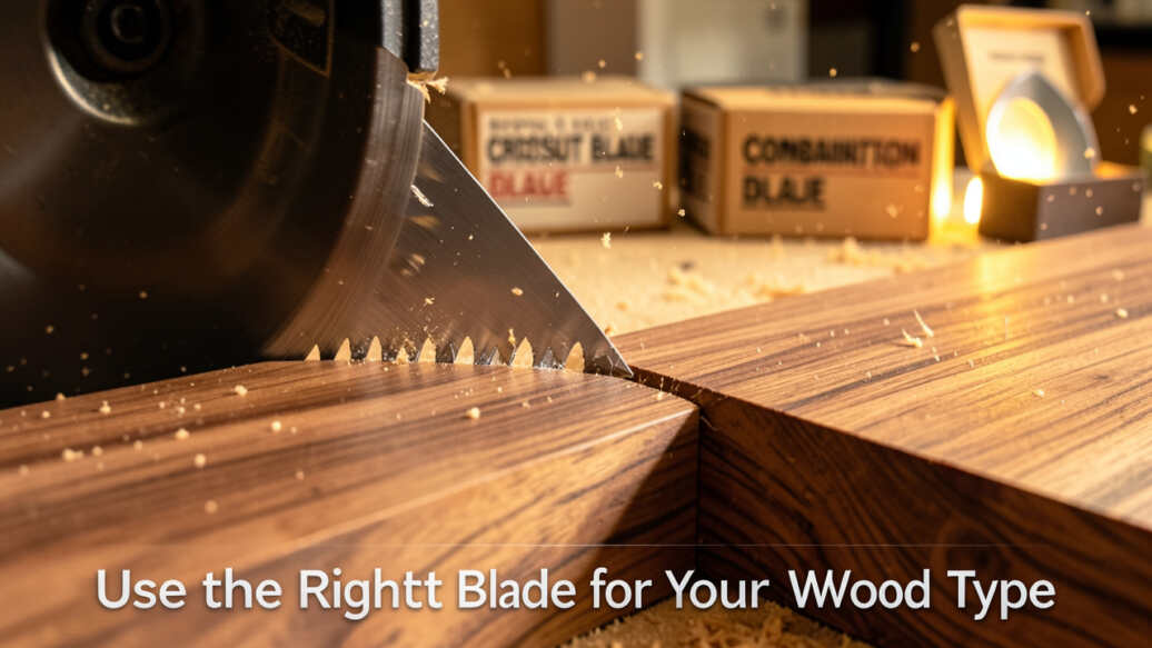 Step 3: Use the Right Blade for Your Wood Type
