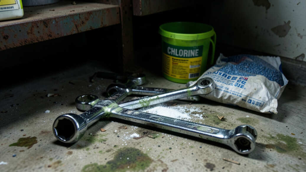 The Danger of Storing Socket Sets Near Pool Chemicals or Fertilizers