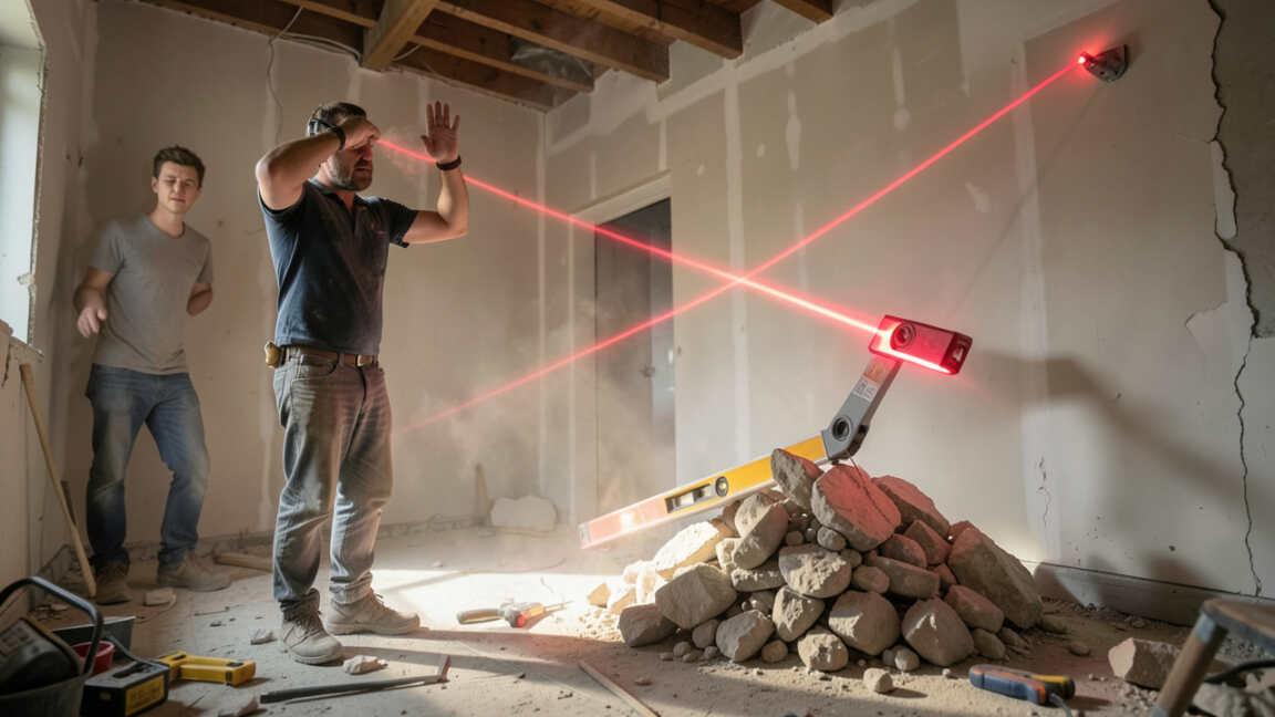 What Are Common Mistakes When Using a Laser Level on a Renovation Site?