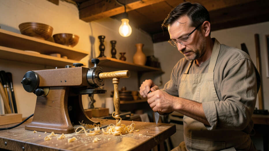 What Are the Key Benefits of Owning a Wood Lathe in a Basement?