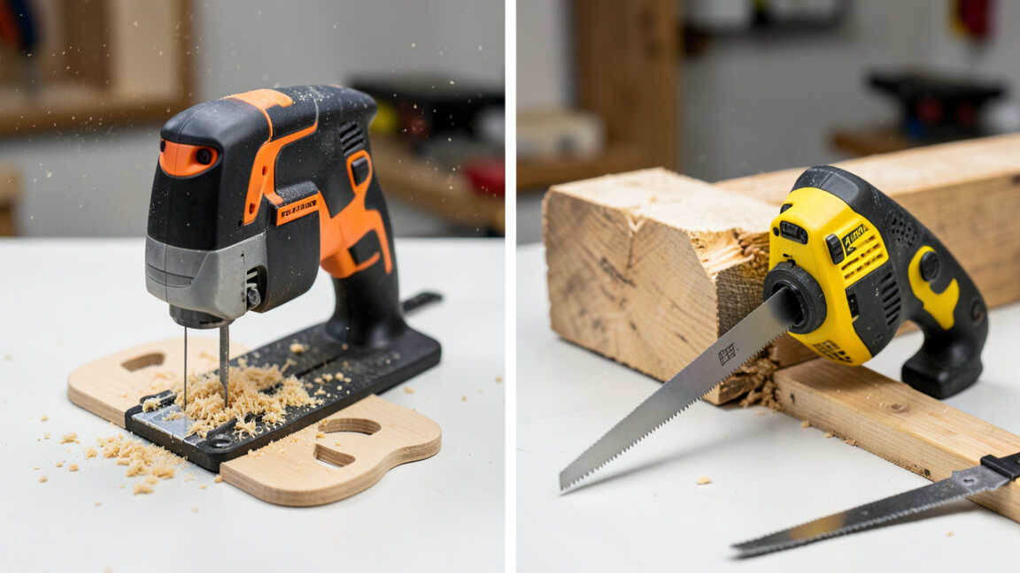 What Are the Key Differences Between a Jigsaw and a Reciprocating Saw?