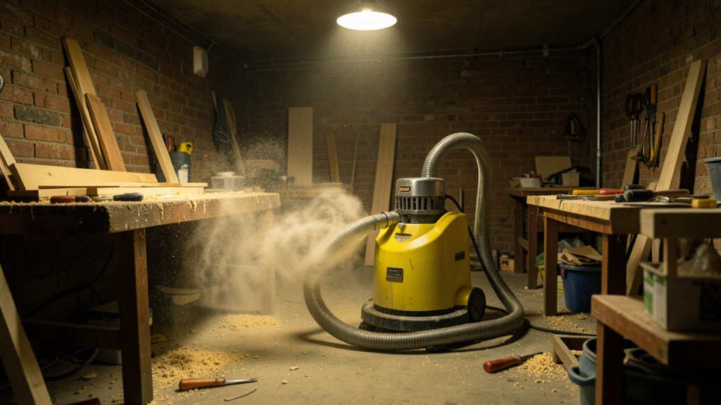 What Does a Shop Vacuum Do in a Basement Workshop?