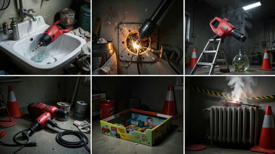 Where You Should Never Put a Hammer Drill – 7 Dangerous Places